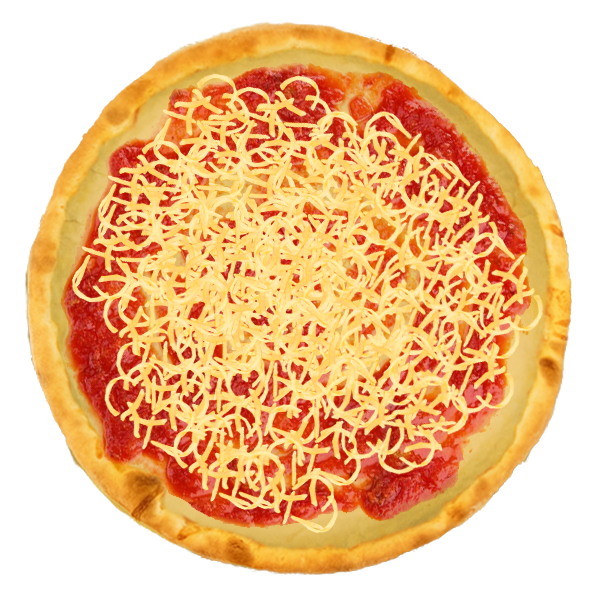 Chicago Style mit Mozzarella Käse